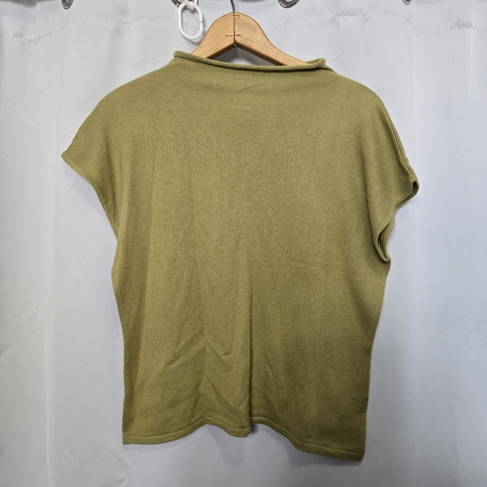 Vintage Jones & Co Silk and Cashmere Short Sleeve Top